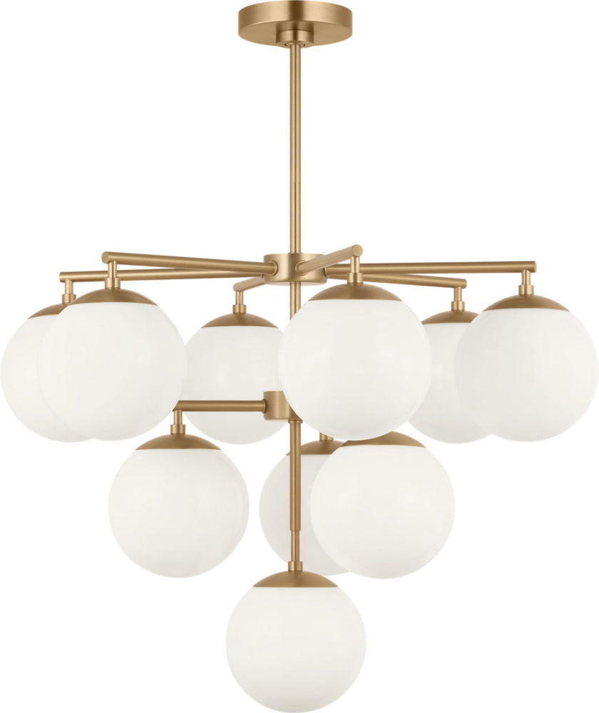 Generation Lighting GLC18010SB Nube Ten Light Chandelier