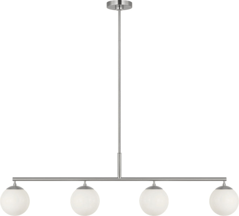 Generation Lighting GLC1814BN Nube Four Light Linear Chandelier