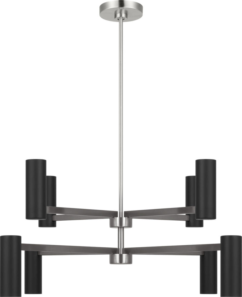 Generation Lighting GLC2068BN Zentro Eight Light Chandelier