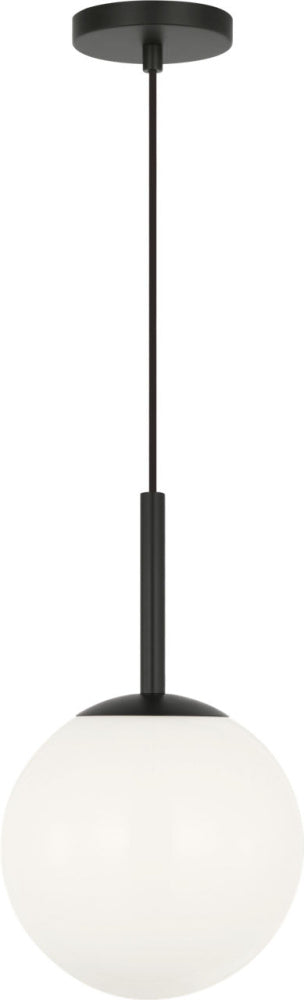 Generation Lighting GLP1821MBK Nube One Light Pendant