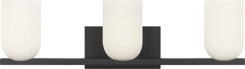 Generation Lighting GLV1973MBK Neblina Three Light Vanity