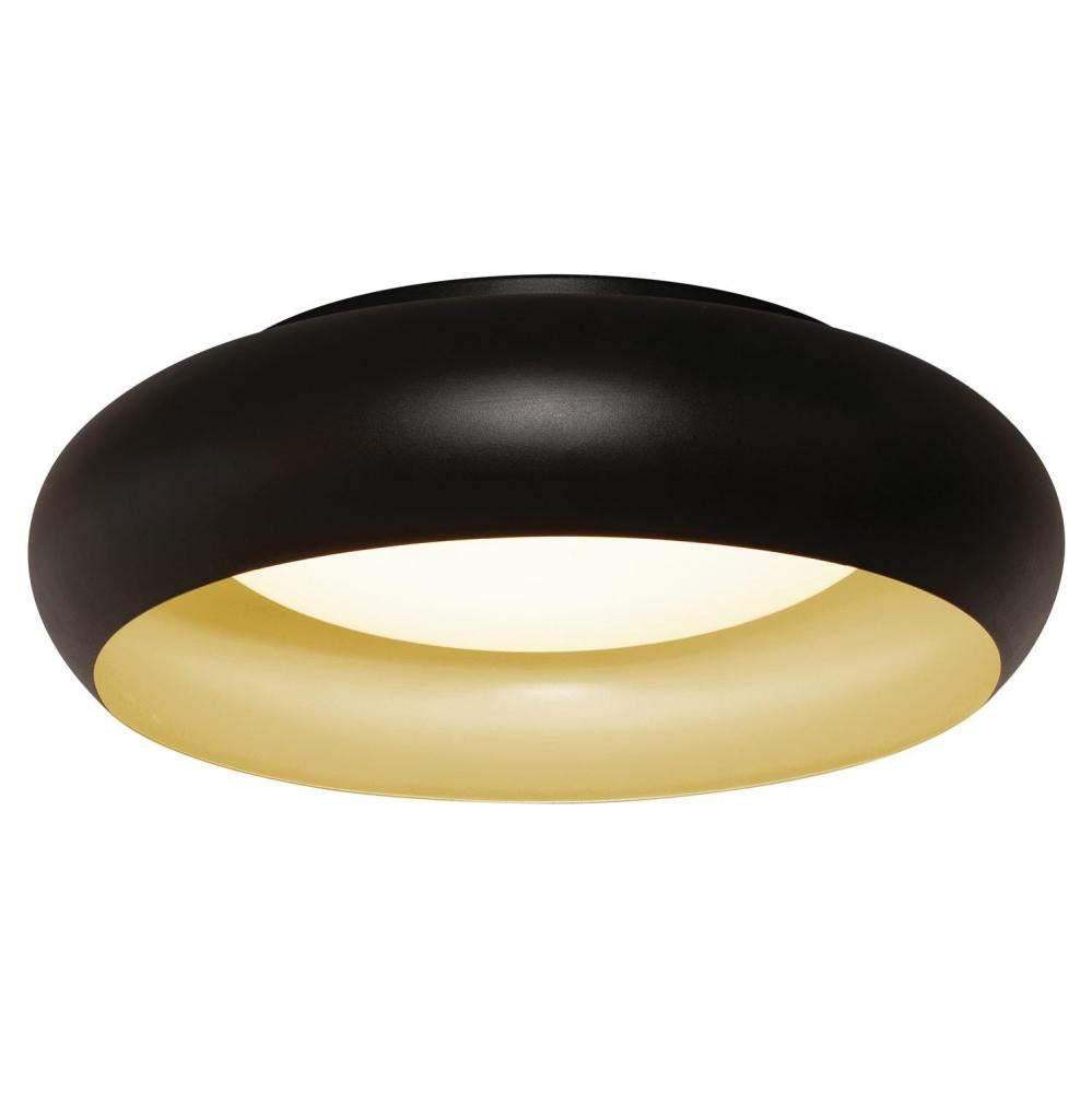 AFX KYCF19LAJD1BK Kayce 19'' LED Flush Mount 35W 120V BK