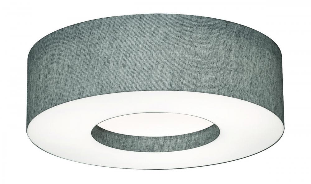 AFX MCF1524LAJUD-GY-MSBB Montclair 15'' LED Flush,120-277V,3 CCT,GY,MS