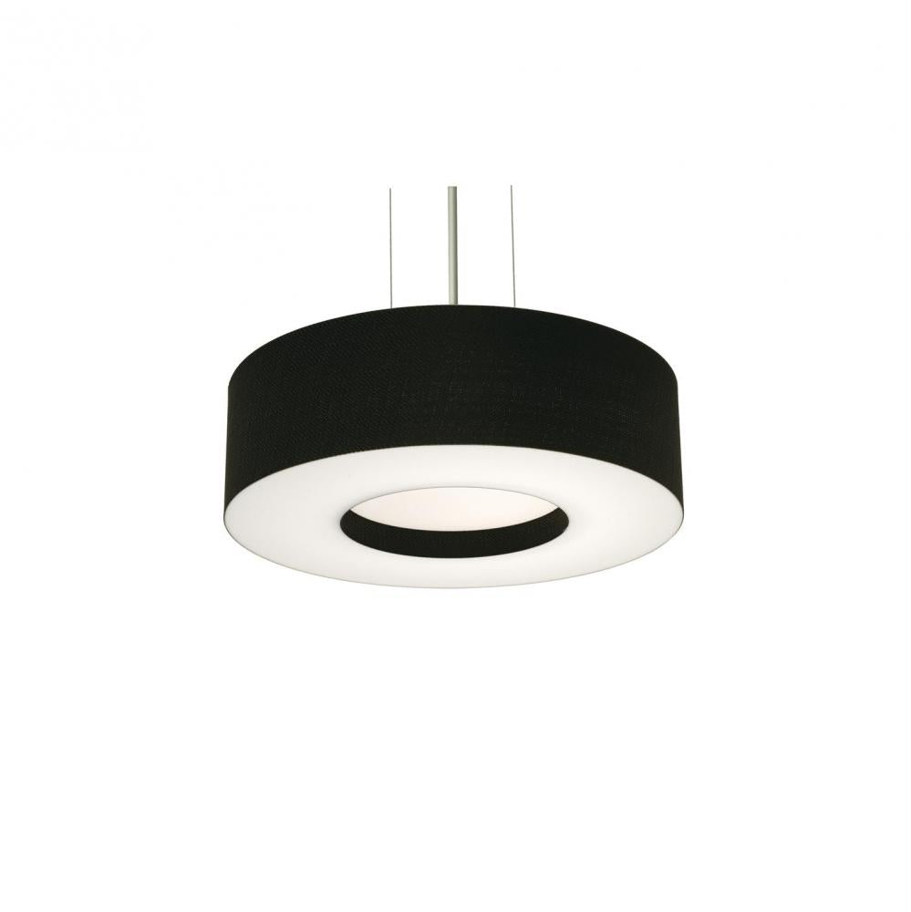 AFX MCP1524MBSN-BK Montclair 15'' Med Base Pendant - SN w/ BK