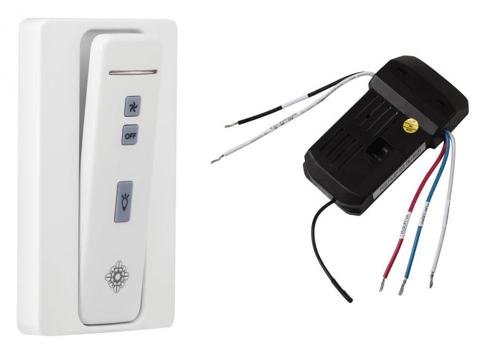 Generation Lighting MCRC1 Hand-held remote control transmitter/receiver, with holster. Fan speed and downlight control