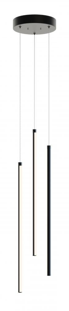 AFX RMTP08L30D1BK Rosemont 24'' Pendant Led 25W 120V BK