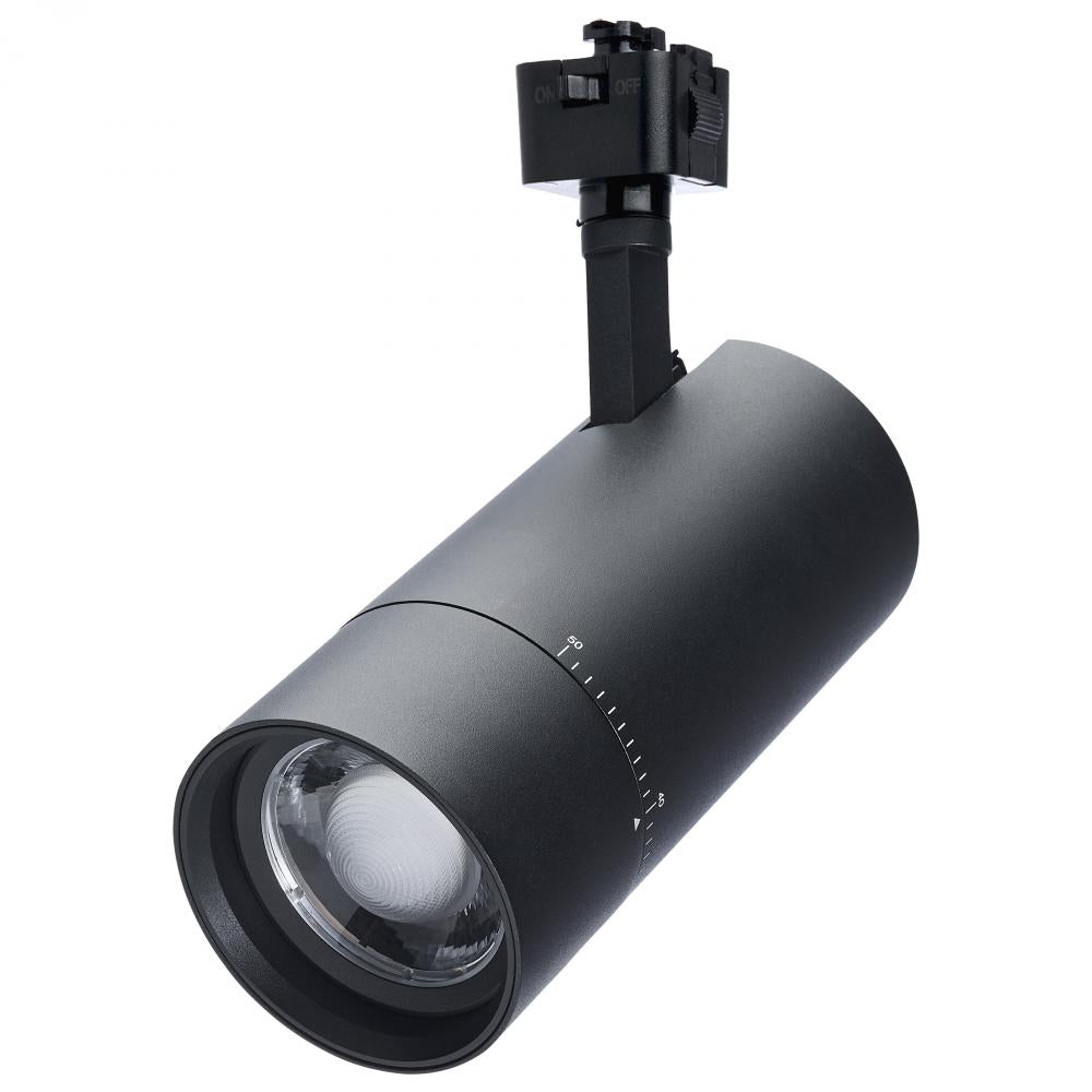 Nuvo TH5042 30 Watt LED Track Head; J-Style; 20 to 50 Degree Adjustabl