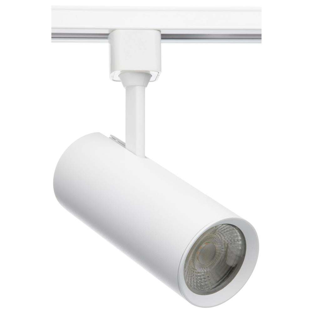 Nuvo TH611 20 Watt; LED Commercial Track Head; White; Cylinder; 24 Deg