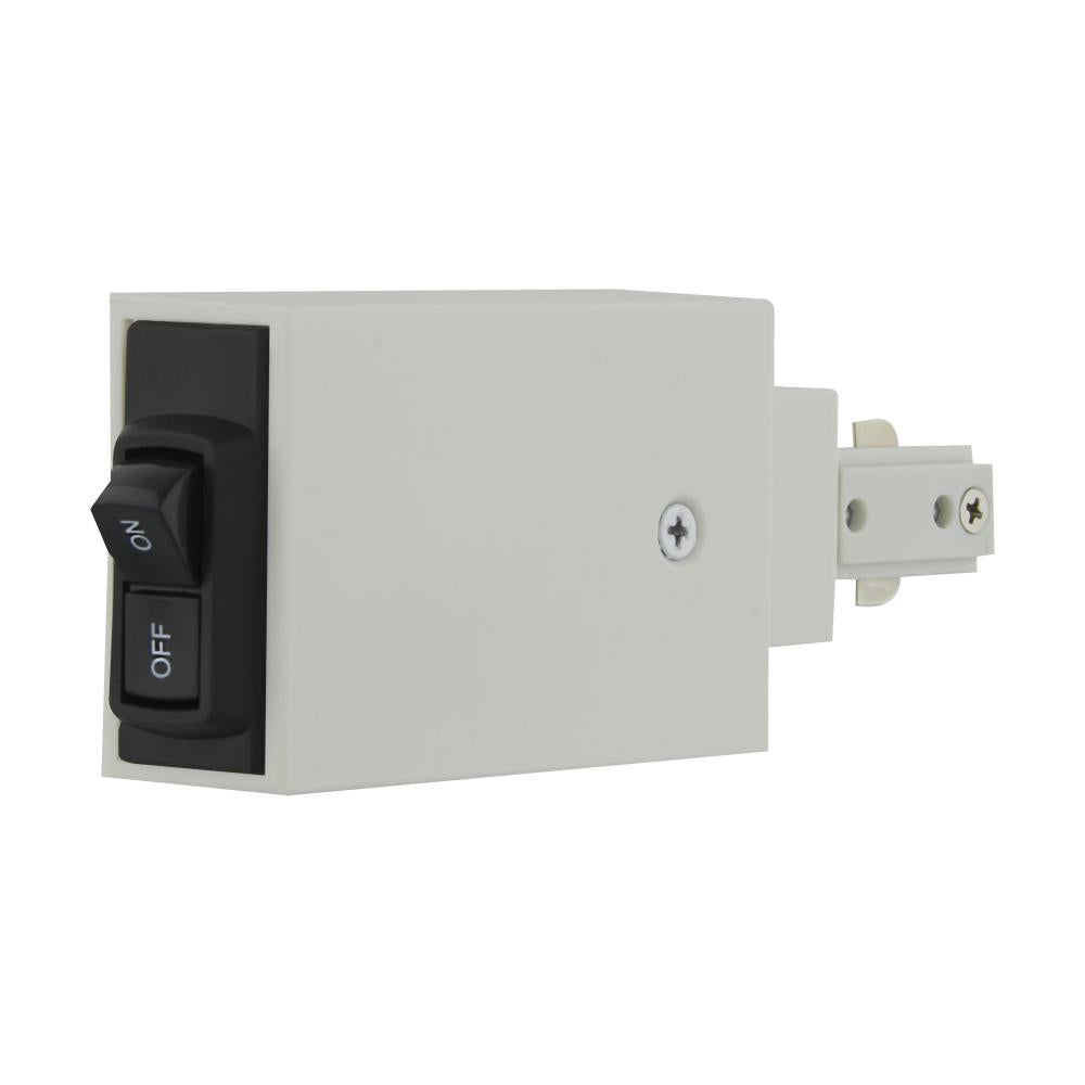 Nuvo TL104 600 Watt; 120 Volt; 5 Amp; White Track Live End Current Lim