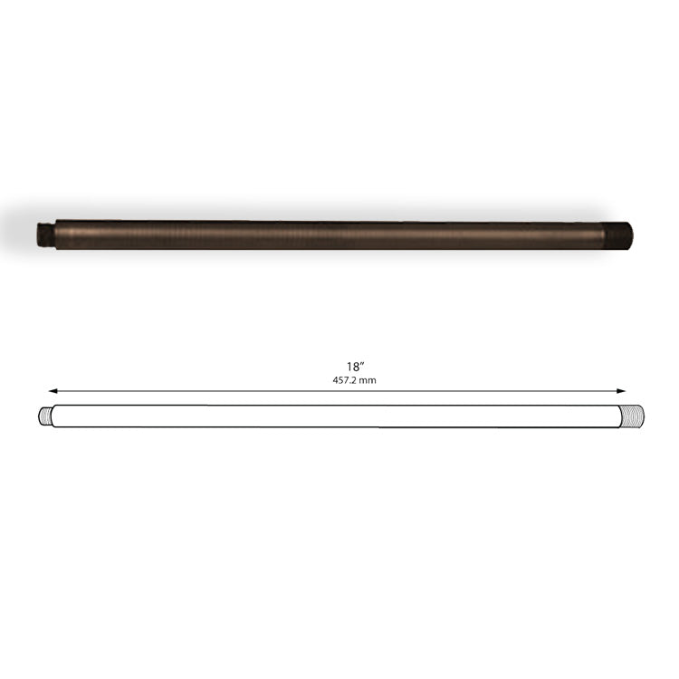 Dauer 490026 • Solid Brass 18" Path Light Stem & Stake