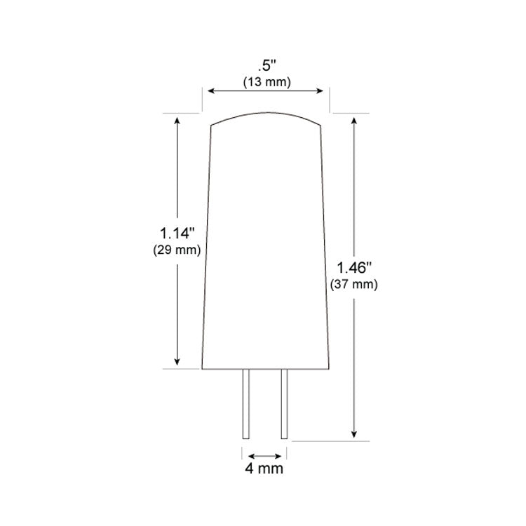 Dauer 487174-3000K • G4 3COB Encapsulated LED 3W & 3000K