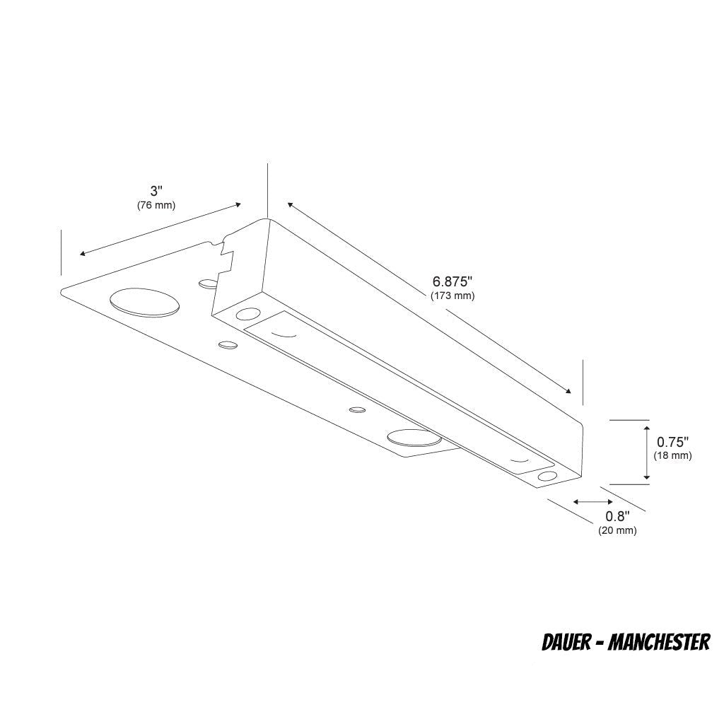 Dauer 490128-2W-3000K • MANCHESTER 2W Integrated LED Hardscape 3000K