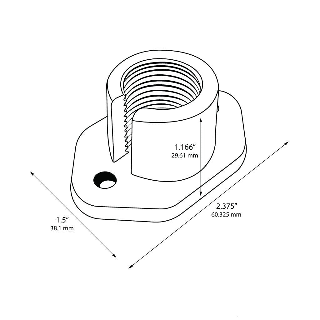 Dauer 490049 • Brass Micro Surface Mount