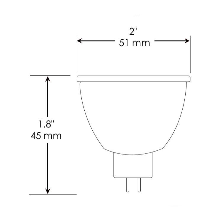 Dauer 486834 • 5W MR16 LED 3000K & 100°