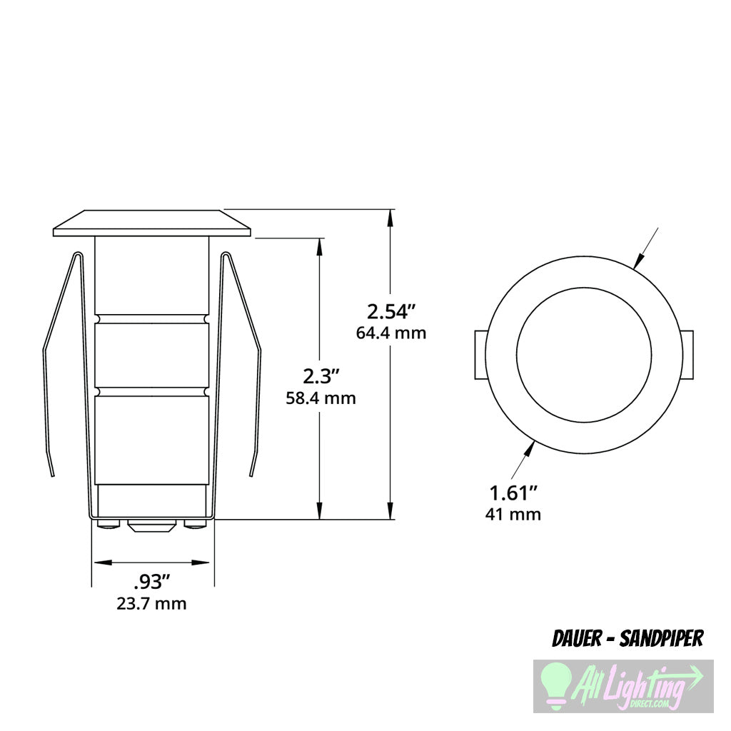 Dauer 489880 • SANDPIPER 1W Marker Light
