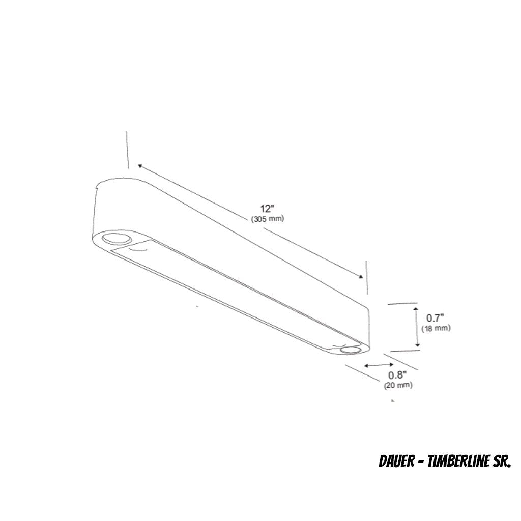 Dauer 490083-3K • TIMBERLINE SR. Integrated LED Hardscape Light 3000K
