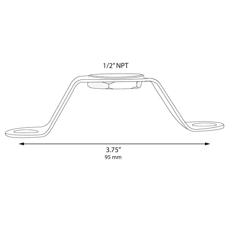 Dauer 490045 • Brass Y-Bracket Mount