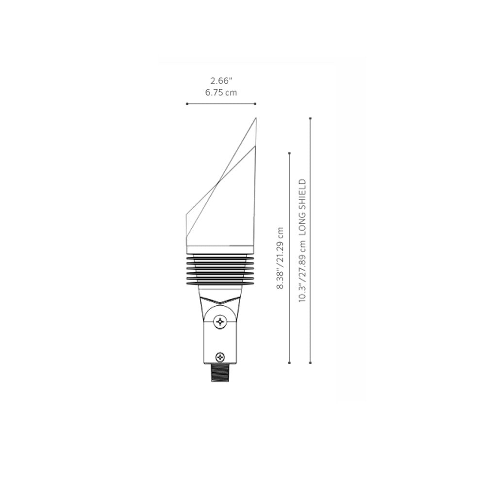 FX Luminaire NP-ZDC-FB • NP Uplight with ZDC in Flat Black