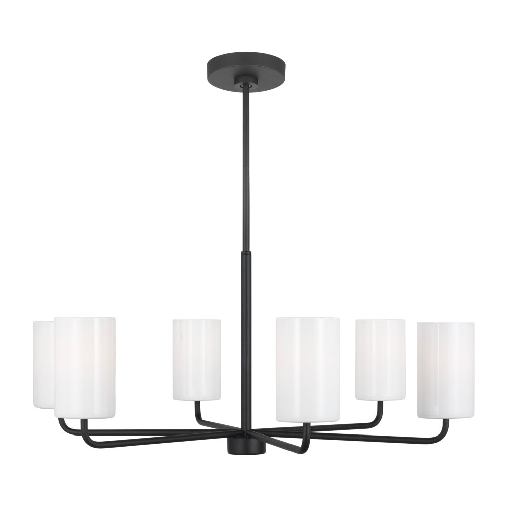 Generation Lighting GLC1026EN3/MBK Rhett Large Chandelier
