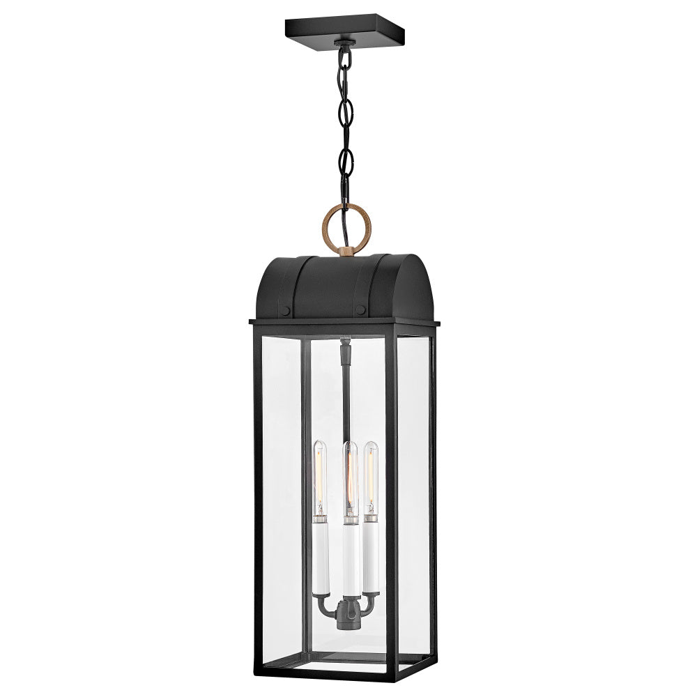 Hinkley 10662BK-BU Large Hanging Lantern