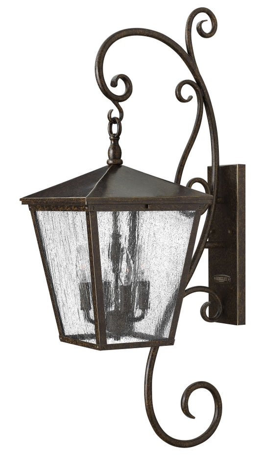 Hinkley 1436RB Extra Large Wall Mount Lantern with Scroll