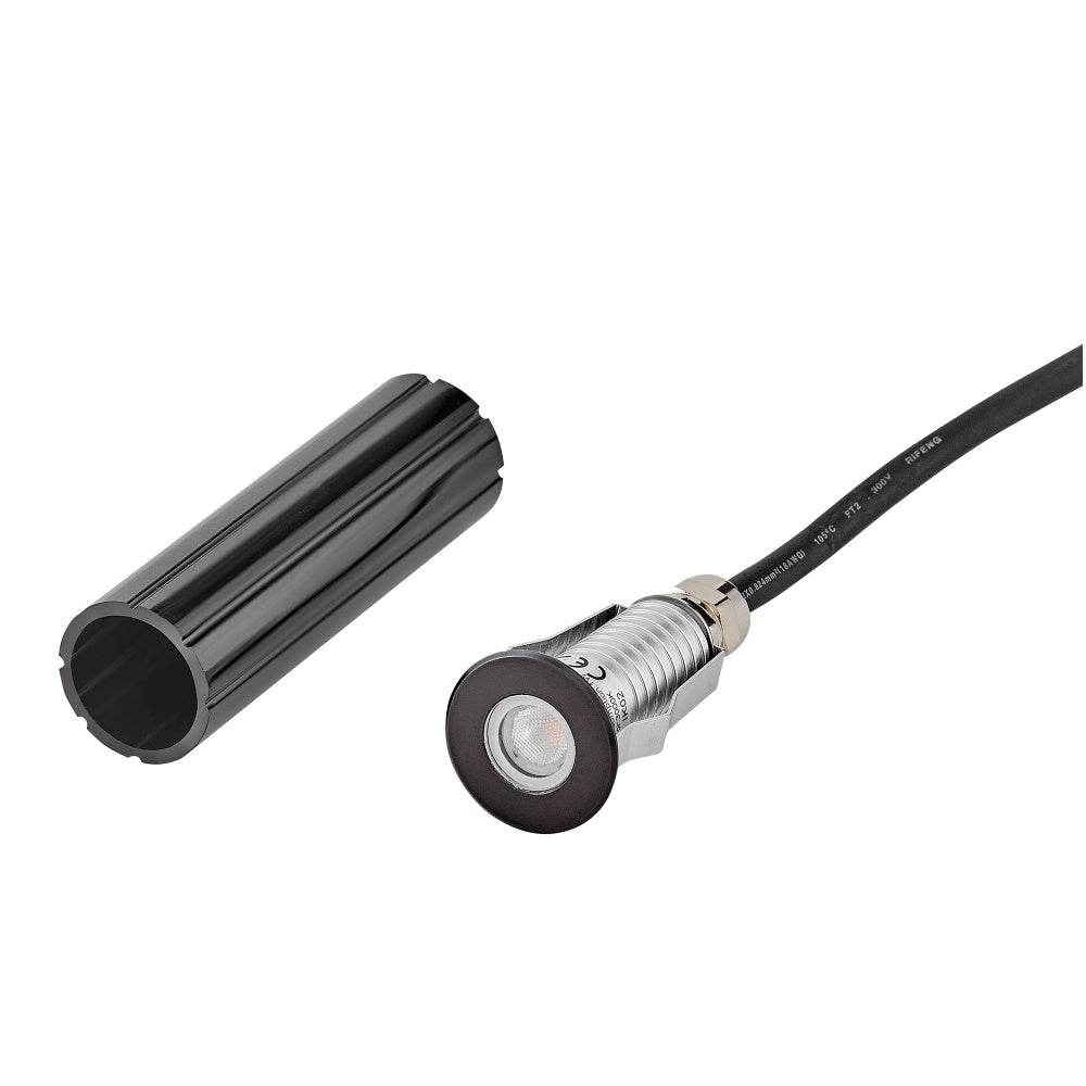 Hinkley 15074SSB Small Stainless Steel LED Round Button Light