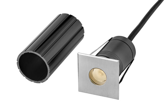 Hinkley 15085SS Large Stainless Steel LED Square Button Light