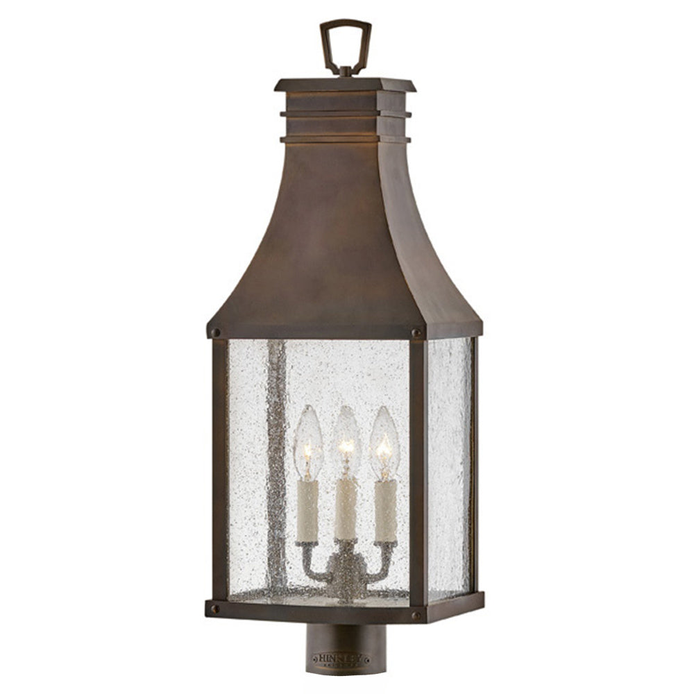 Hinkley 17461BLC Large Post Mount Lantern