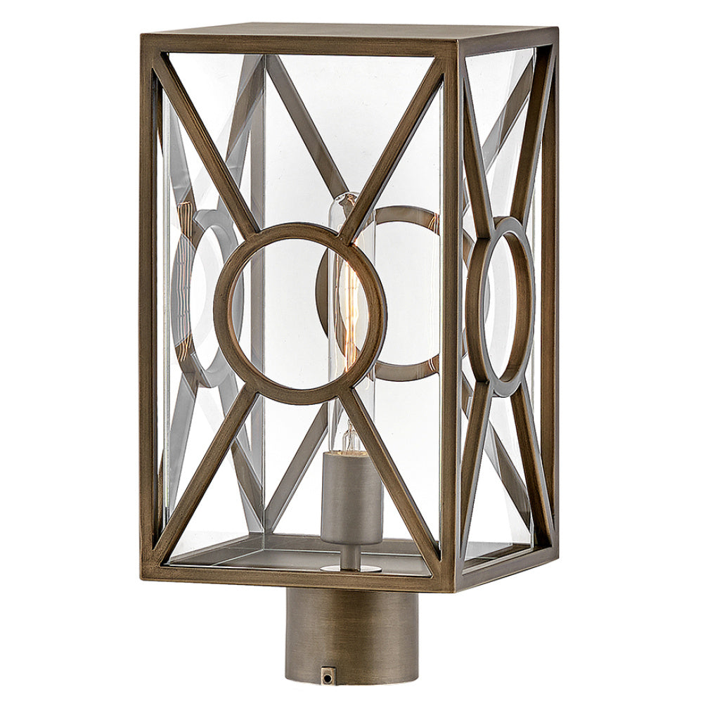 Hinkley 18371BU Medium Post Mount Lantern