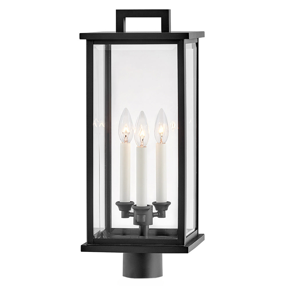 Hinkley 20011BK Large Post Mount Lantern