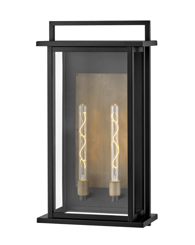 Hinkley 24028BK Large Wide Wall Mount Lantern
