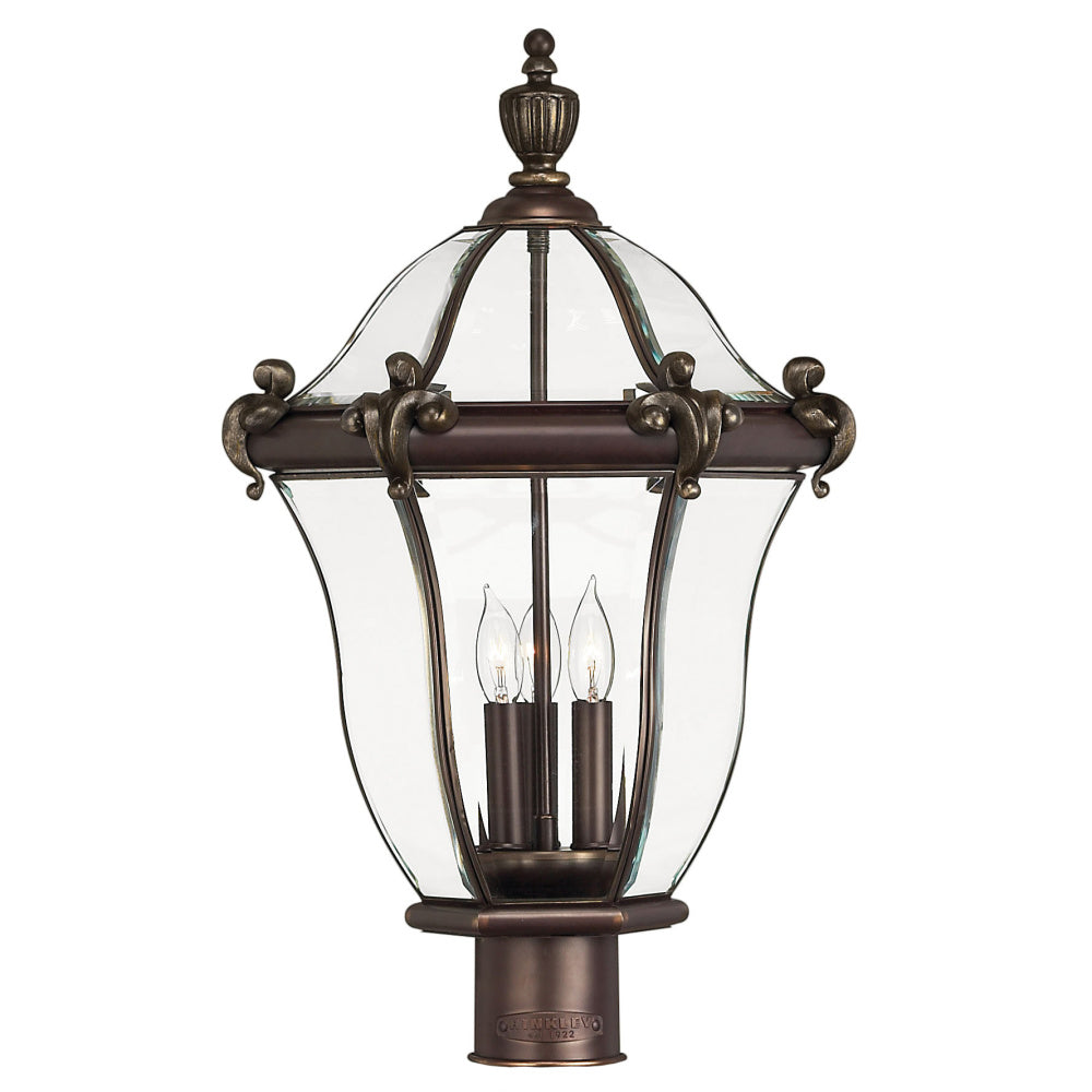 Hinkley 2441CB Large Post Mount Lantern
