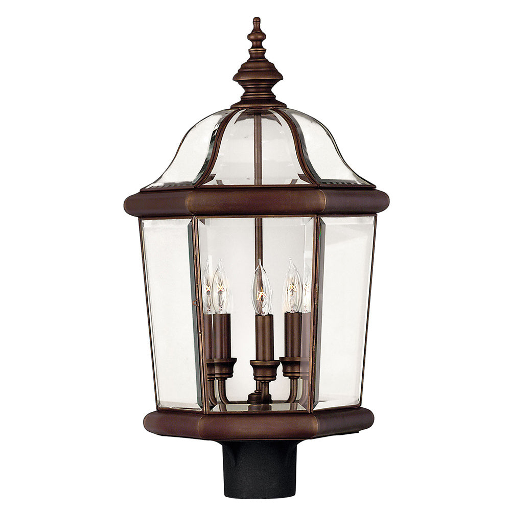 Hinkley 2451CB Large Post Mount Lantern