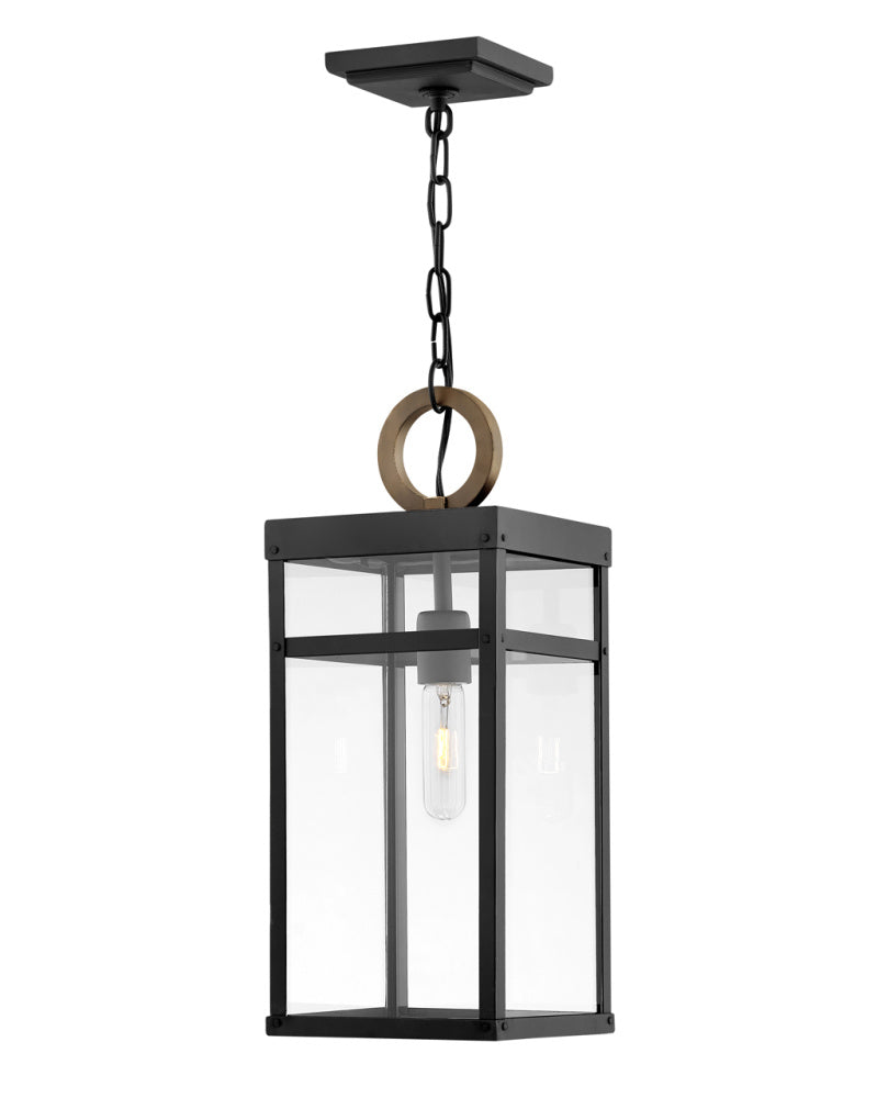 Hinkley 2802BK-LL Medium Hanging Lantern