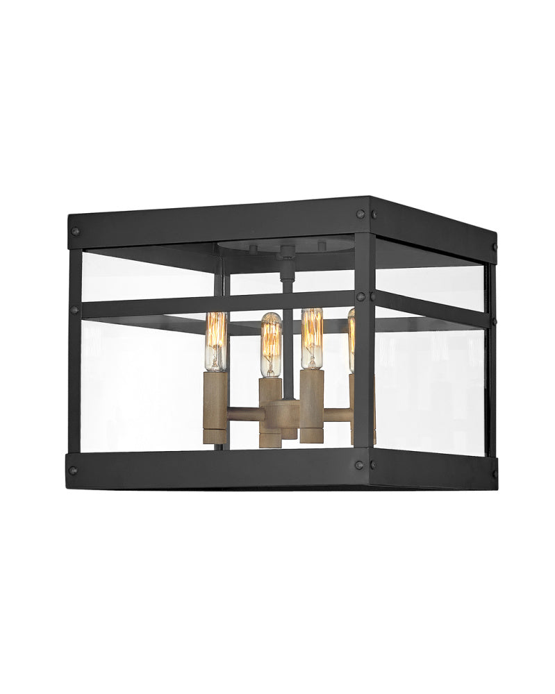 Hinkley 2803BK Small Flush Mount