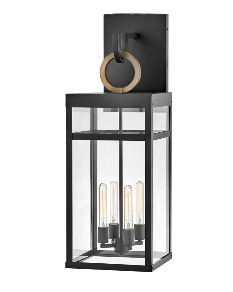 Hinkley 2809BK-LL Grande Wall Mount Lantern