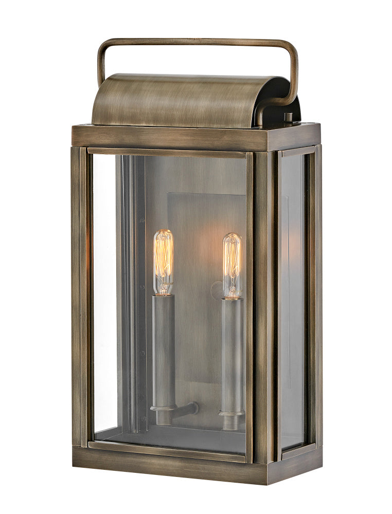 Hinkley 2844BU Medium Wide Wall Mount Lantern