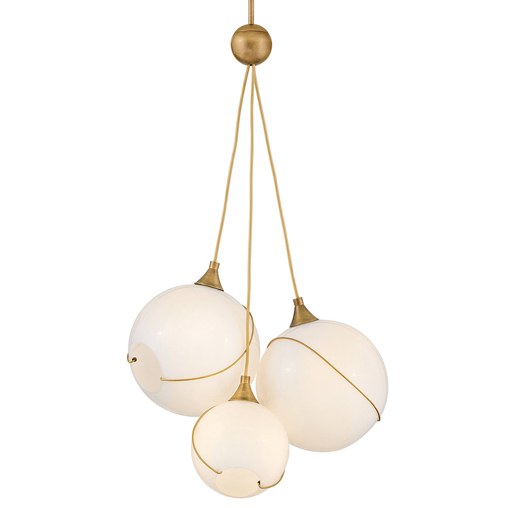 Hinkley 30304HBR-CO Large Three Light Pendant