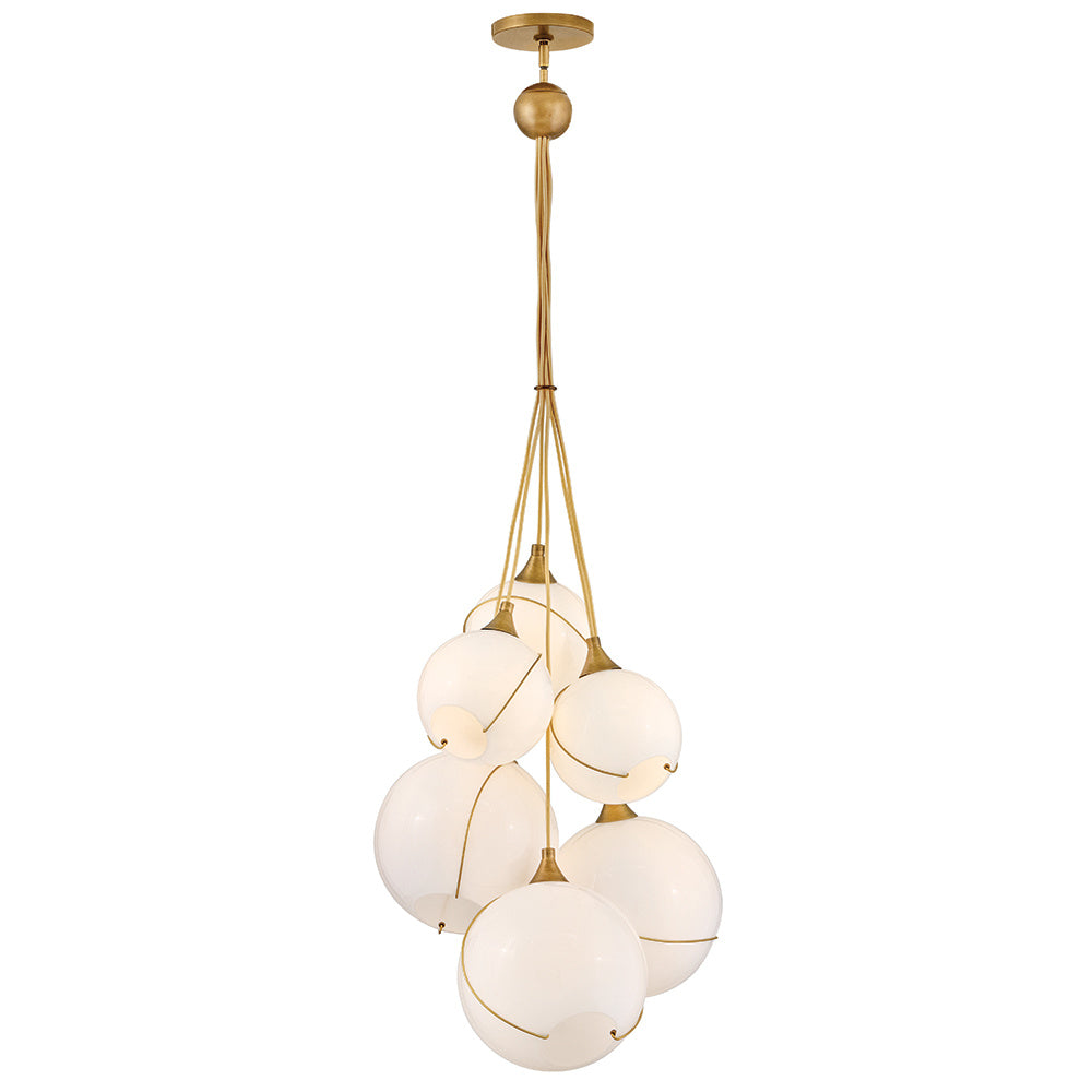 Hinkley 30306HBR-CO Medium Six Light Multi Tier Chandelier