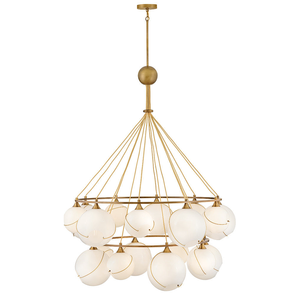 Hinkley 30308HBR-CO Extra Large Two Tier Chandelier