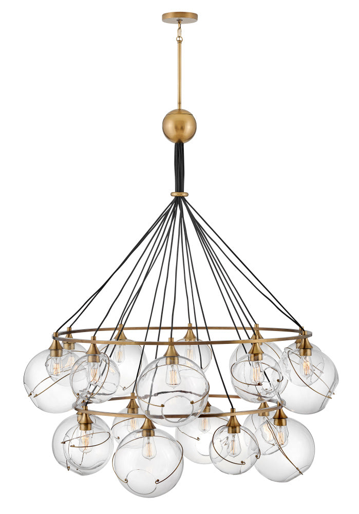 Hinkley 30308HBR Extra Large Two Tier Chandelier
