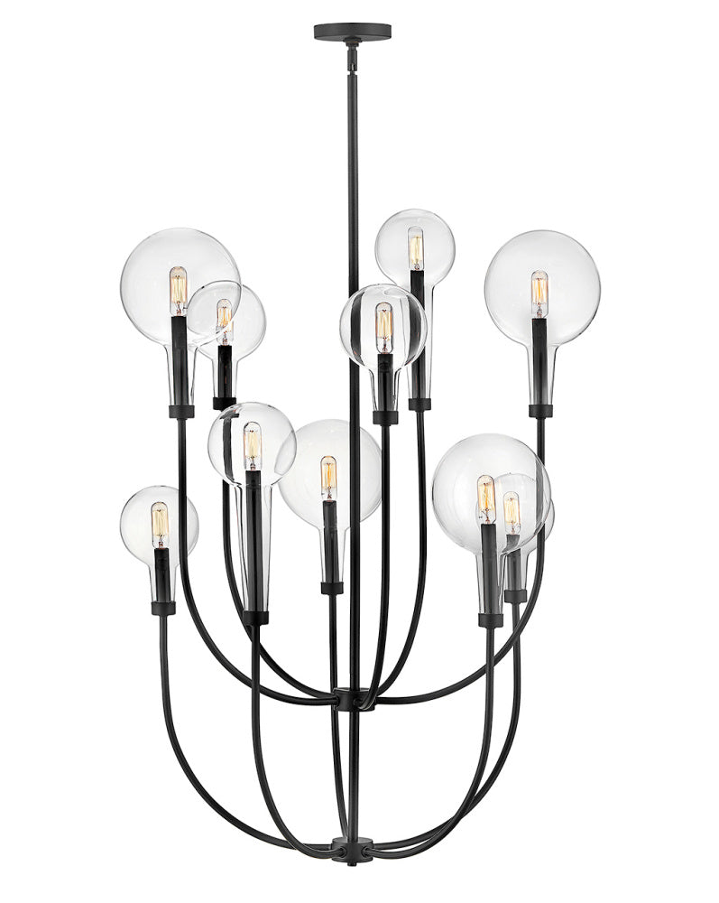 Hinkley 30527BK Medium Multi Tier Chandelier