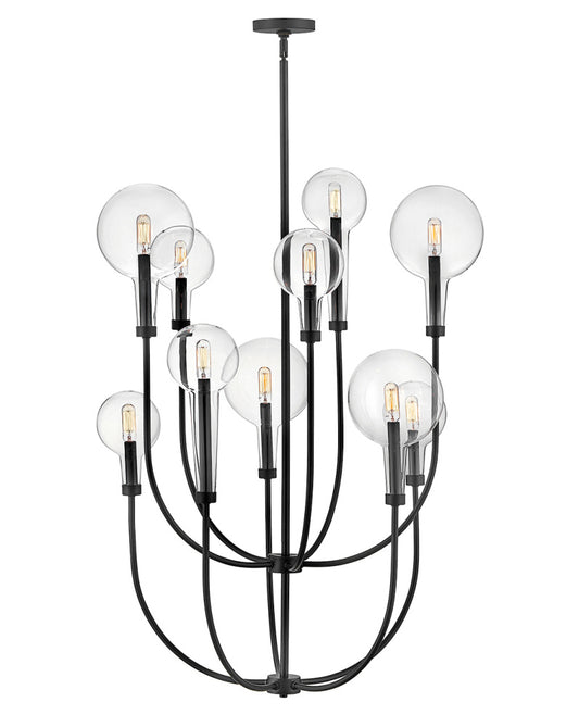 Hinkley 30527BK Medium Multi Tier Chandelier