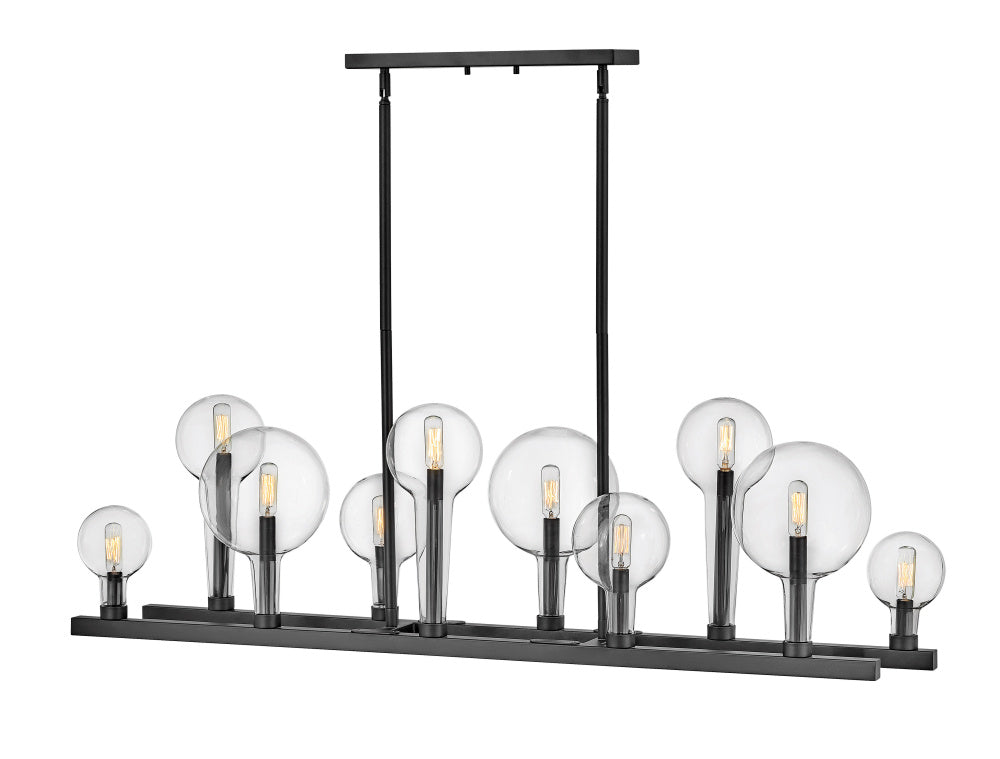 Hinkley 30528BK Medium Ten Light Linear