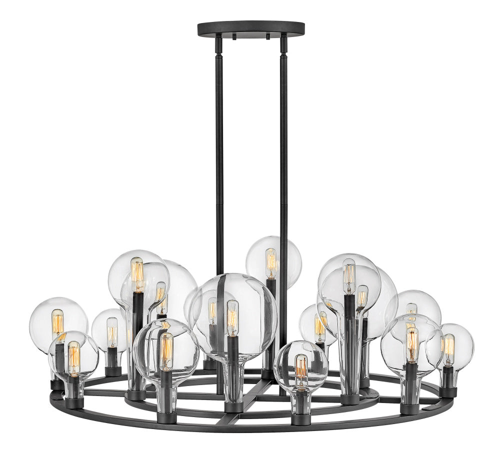 Hinkley 30529BK Large Single Tier Chandelier
