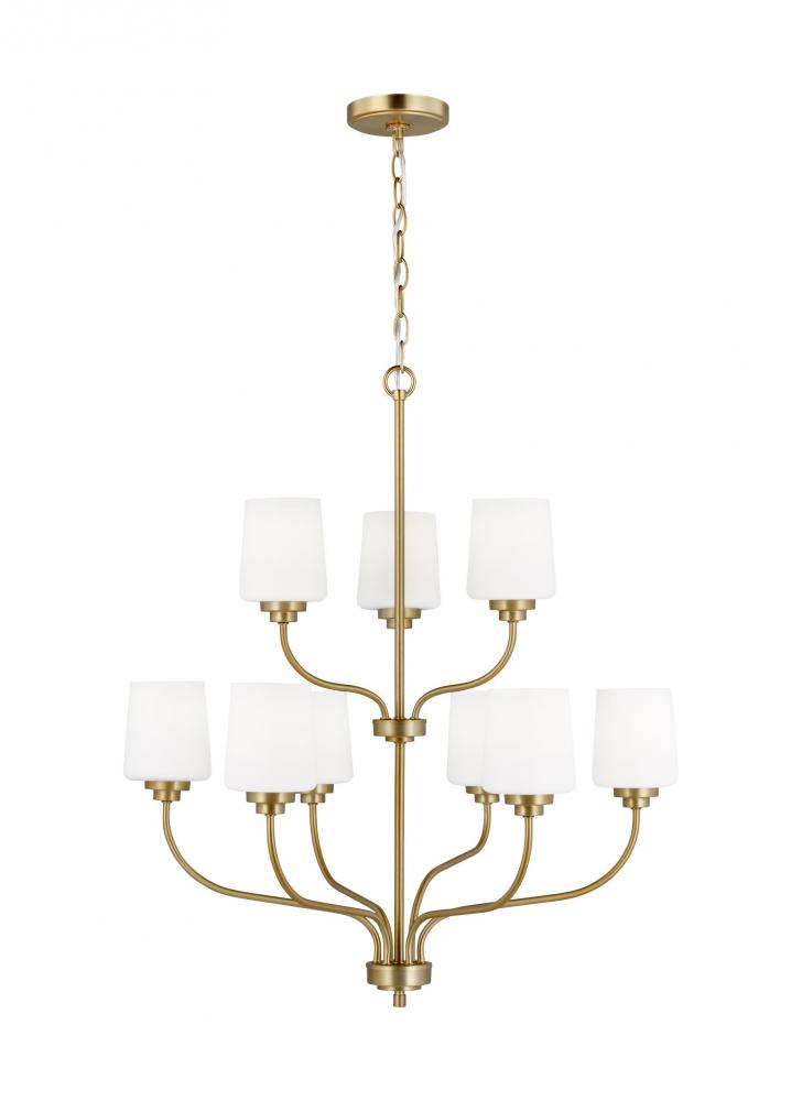 Generation Lighting 3102809-848 Nine Light Chandelier