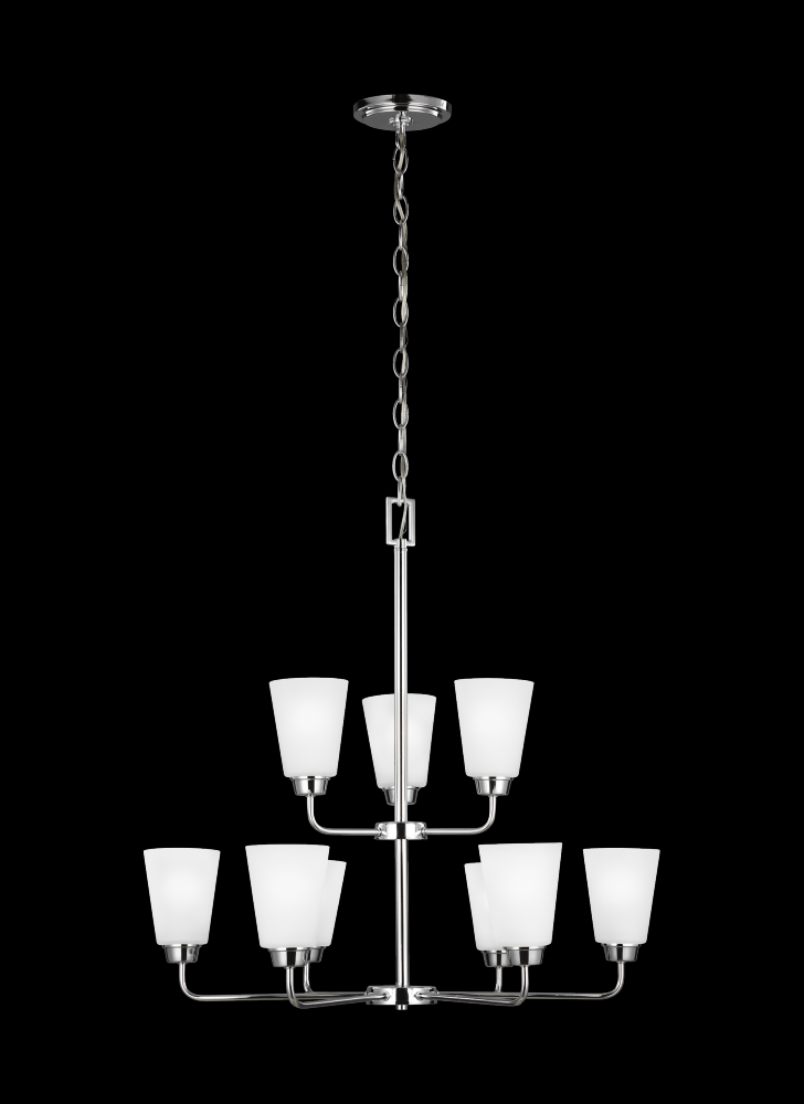 Generation Lighting 3115209-05 Nine Light Chandelier