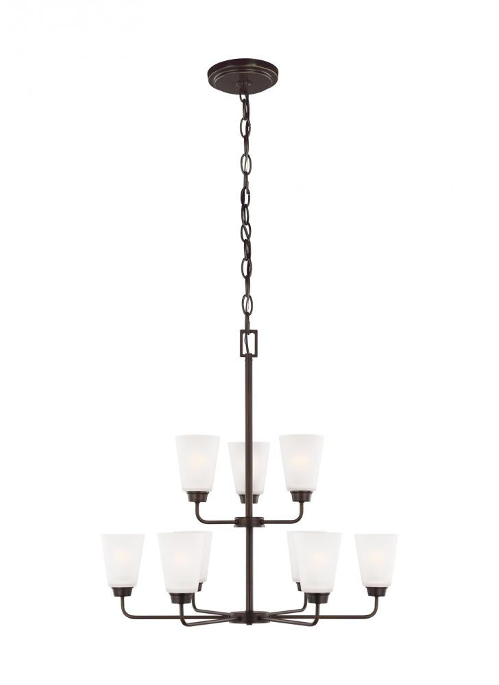 Generation Lighting 3115209-710 Nine Light Chandelier
