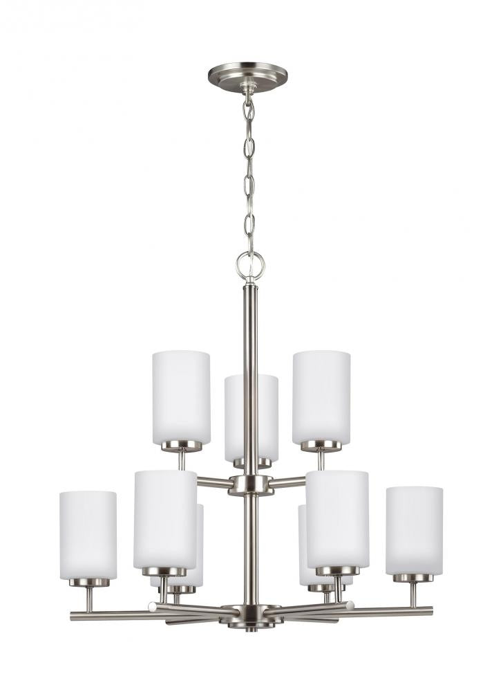 Generation Lighting 31162-962 Nine Light Chandelier