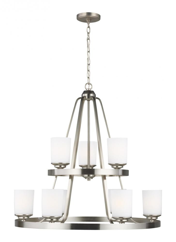 Generation Lighting 3130709EN3-962 Nine Light Chandelier